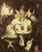 Johann Heinrich Fuseli Titania liebkost den eselkopfigen Bottom painting